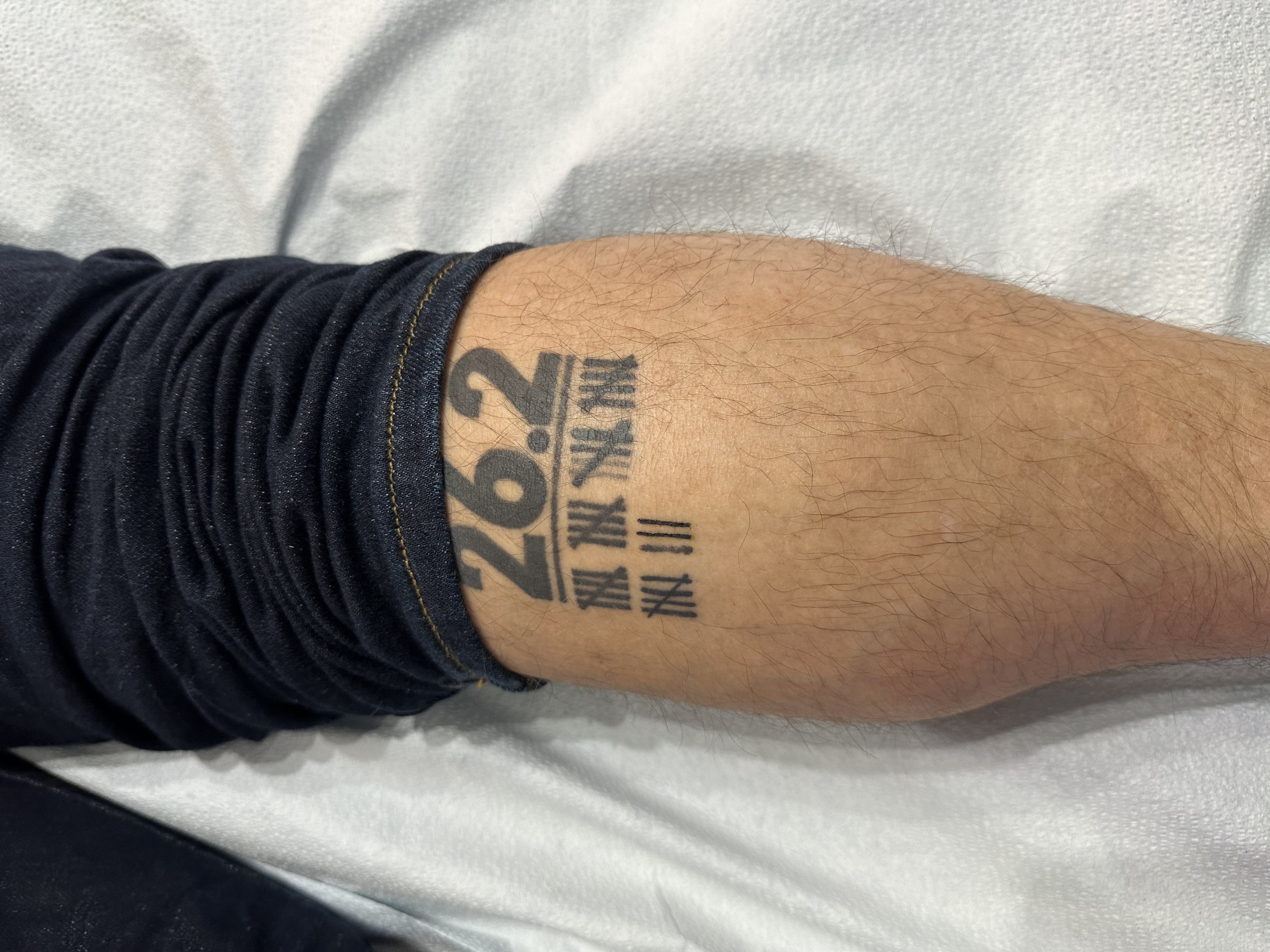 Marathon #28 Tattoo