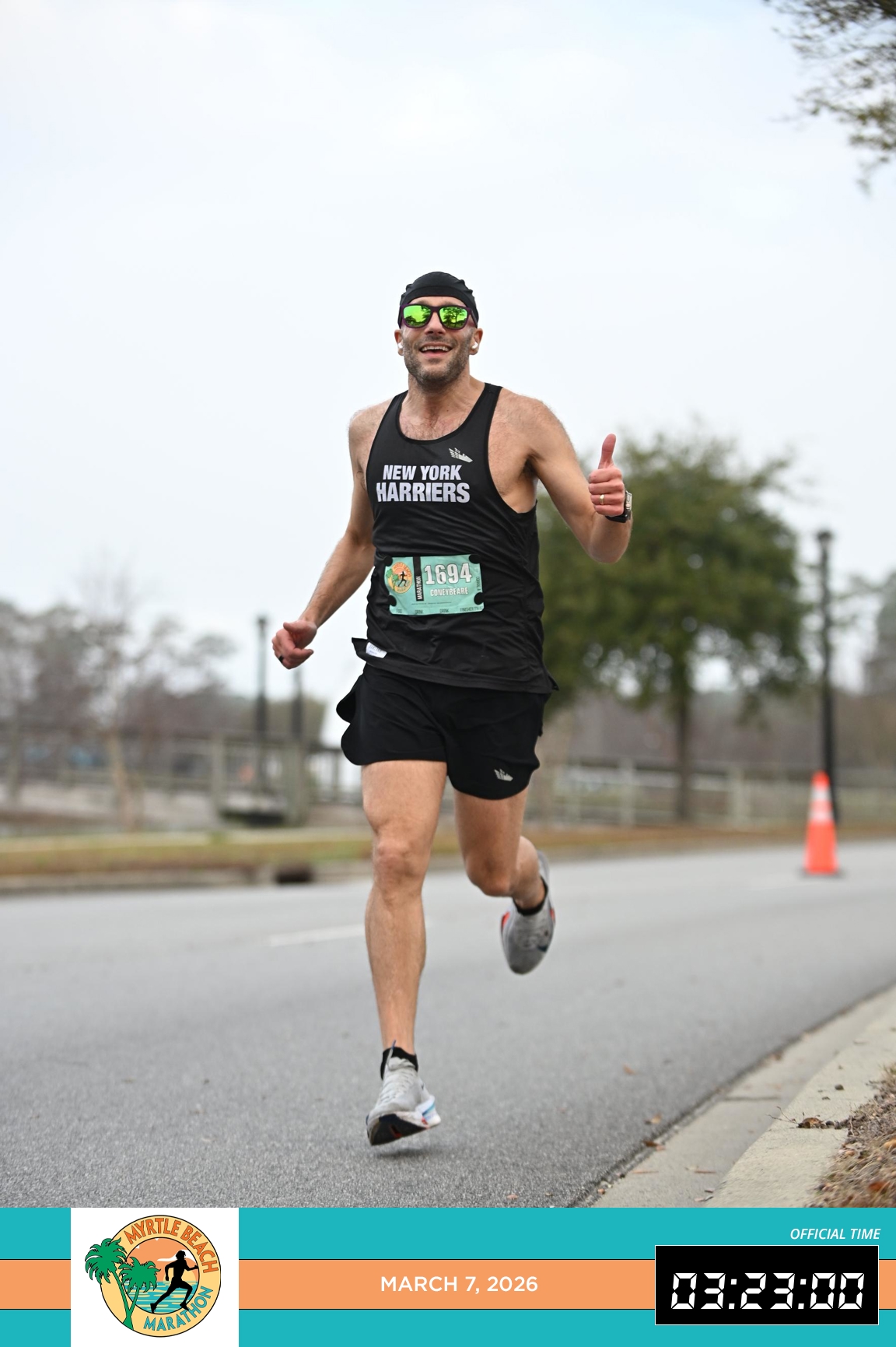 Matt Coneybeare - Marathon 42 - Myrtle Beach Marathon - Myrtle Beach, South Carolina - Course