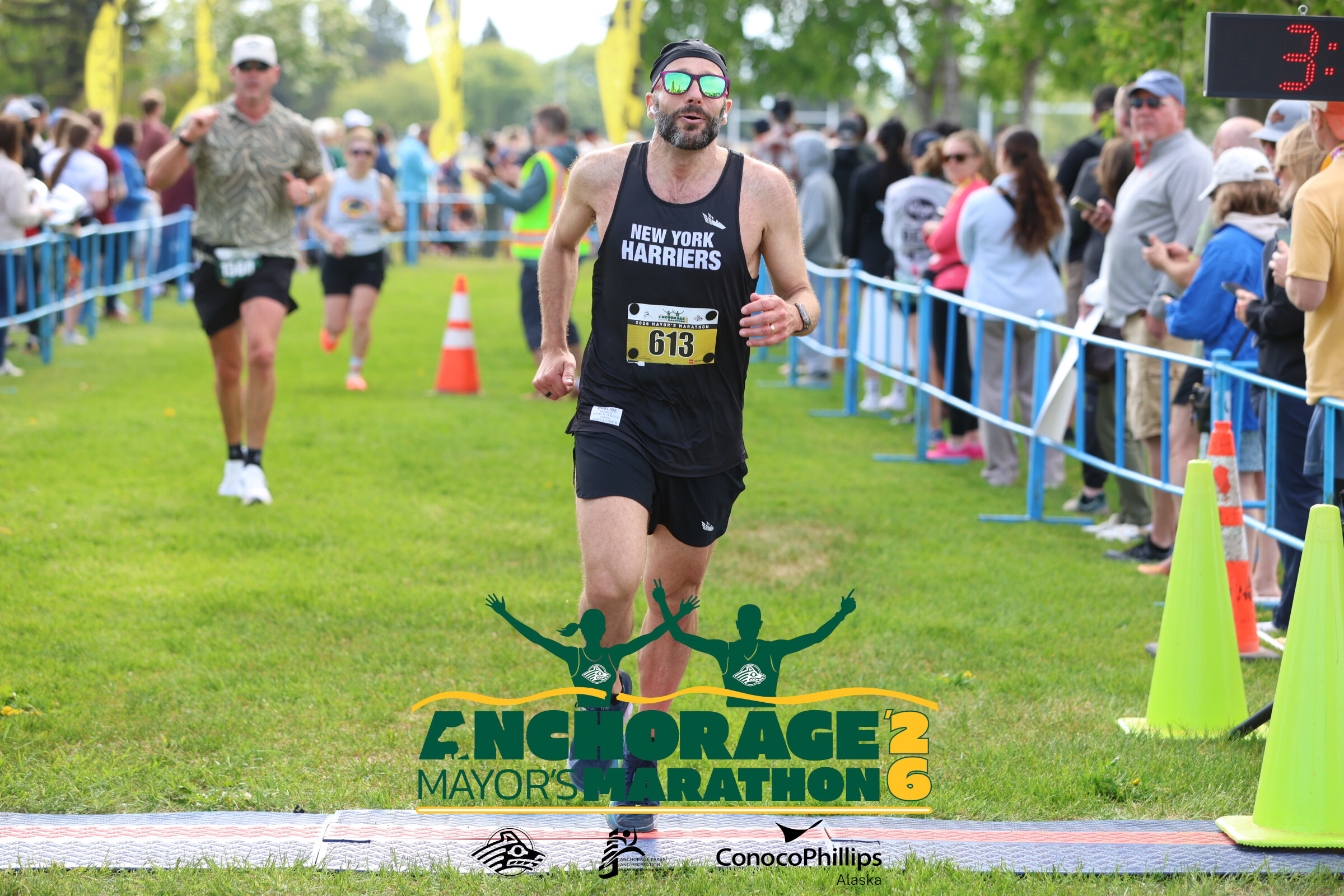 Matt Coneybeare - Marathon 43 - Anchorage Mayor's Marathon - Finish